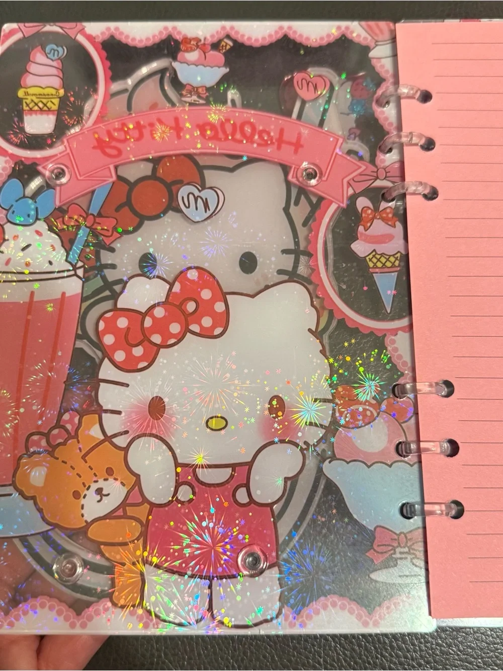 Hello Kitty Pink Ice Cream & Watermelon Notebook